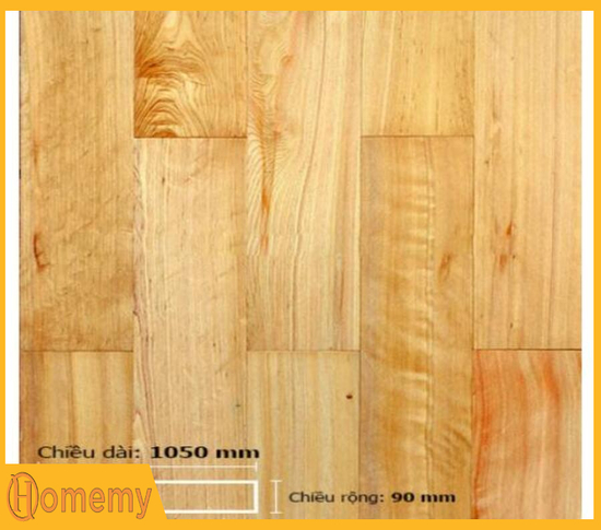 Sàn gỗ Pơmu 1050mm